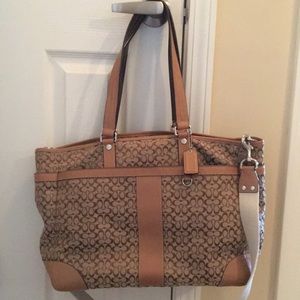 Excellent condition Coach Diaper or Tote Bag